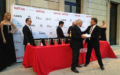 Invitational golf contest vanityfair citroen aeg club villa deste montorfano cena di gala villa erba carlo cracco special guest valerio staffelli e la ds5 red carpet 183