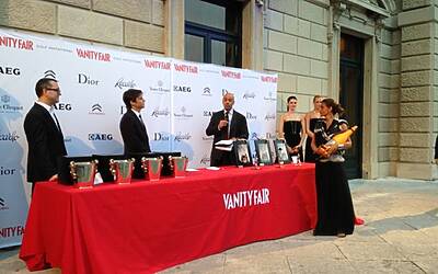 Invitational golf contest vanityfair citroen aeg club villa deste montorfano cena di gala villa erba carlo cracco special guest valerio staffelli e la ds5 red carpet 190