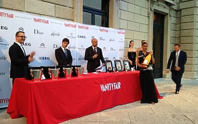 Invitational golf contest vanityfair citroen aeg club villa deste montorfano cena di gala villa erba carlo cracco special guest valerio staffelli e la ds5 red carpet 191