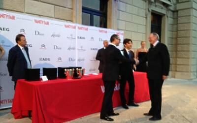 Invitational golf contest vanityfair citroen aeg club villa deste montorfano cena di gala villa erba carlo cracco special guest valerio staffelli e la ds5 red carpet 207