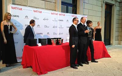 Invitational golf contest vanityfair citroen aeg club villa deste montorfano cena di gala villa erba carlo cracco special guest valerio staffelli e la ds5 red carpet 209