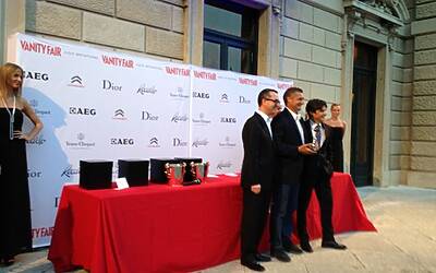 Invitational golf contest vanityfair citroen aeg club villa deste montorfano cena di gala villa erba carlo cracco special guest valerio staffelli e la ds5 red carpet 210