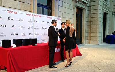 Invitational golf contest vanityfair citroen aeg club villa deste montorfano cena di gala villa erba carlo cracco special guest valerio staffelli e la ds5 red carpet 217