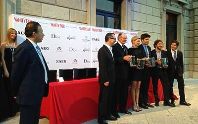 Invitational golf contest vanityfair citroen aeg club villa deste montorfano cena di gala villa erba carlo cracco special guest valerio staffelli e la ds5 red carpet 223