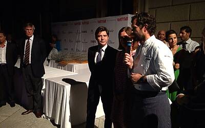 Invitational golf contest vanityfair citroen aeg club villa deste montorfano cena di gala villa erba carlo cracco special guest valerio staffelli e la ds5 red carpet 275