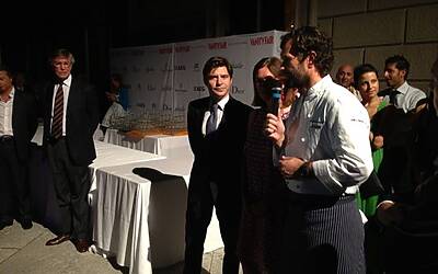 Invitational golf contest vanityfair citroen aeg club villa deste montorfano cena di gala villa erba carlo cracco special guest valerio staffelli e la ds5 red carpet 276