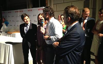 Invitational golf contest vanityfair citroen aeg club villa deste montorfano cena di gala villa erba carlo cracco special guest valerio staffelli e la ds5 red carpet 280