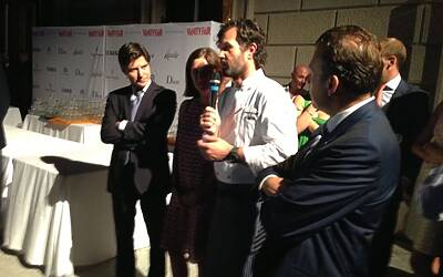 Invitational golf contest vanityfair citroen aeg club villa deste montorfano cena di gala villa erba carlo cracco special guest valerio staffelli e la ds5 red carpet 283