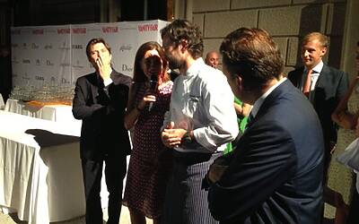 Invitational golf contest vanityfair citroen aeg club villa deste montorfano cena di gala villa erba carlo cracco special guest valerio staffelli e la ds5 red carpet 285