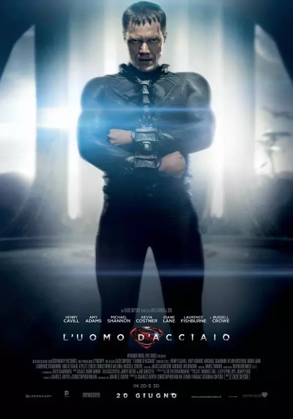 L'Uomo d'Acciaio Character Poster Generale Zod Italia 01