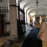 La cerimonia di consegna a palazzo cusani della nuova fiat grande punto donata dal rotary club milano net alla fondazione asilo mariuccia 01