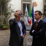 La cerimonia di consegna a palazzo cusani della nuova fiat grande punto donata dal rotary club milano net alla fondazione asilo mariuccia 05