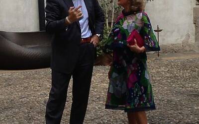 La cerimonia di consegna a palazzo cusani della nuova fiat grande punto donata dal rotary club milano net alla fondazione asilo mariuccia 10