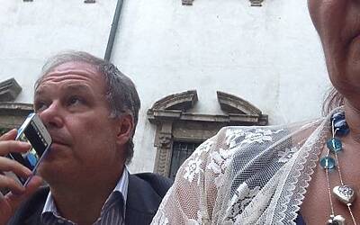 La cerimonia di consegna a palazzo cusani della nuova fiat grande punto donata dal rotary club milano net alla fondazione asilo mariuccia 40