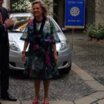 La cerimonia di consegna a palazzo cusani della nuova fiat grande punto donata dal rotary club milano net alla fondazione asilo mariuccia 64