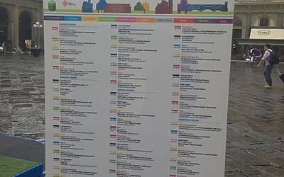 REPIDEE13 LE FOTO ESCLUSIVE ED IN ANTEPRIMA DELLA REPUBBLICA DELLE IDEE A FIRENZE FARE RETE CON MARCO PATUANO E RICCARDO LUNA SALA DEI 500 CINQUECENTO PALAZZO VECCHIO DELLA SIGNORIA 04