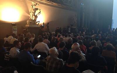 REPIDEE13 LE FOTO ESCLUSIVE ED IN ANTEPRIMA DELLA REPUBBLICA DELLE IDEE A FIRENZE FARE RETE CON MARCO PATUANO E RICCARDO LUNA SALA DEI 500 CINQUECENTO PALAZZO VECCHIO DELLA SIGNORIA 12