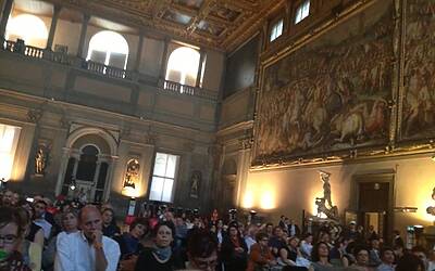 REPIDEE13 LE FOTO ESCLUSIVE ED IN ANTEPRIMA DELLA REPUBBLICA DELLE IDEE A FIRENZE FARE RETE CON MARCO PATUANO E RICCARDO LUNA SALA DEI 500 CINQUECENTO PALAZZO VECCHIO DELLA SIGNORIA 42