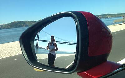 RUNNING IN CASCAIS NEAR LISBOA Lisbona ATLANTIC OCEAN SEA INTERNATIONAL PRESENTATION OF NEW CITROEN C4 PICASSO RUN CORSA TEST WITH BROOKS PURE NIKE FUEL BAND XBIONIC SOCKS XBS PERFORMANCE SALOMON EXO 51