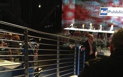 SERATA DI GALA RAI TV CON PRESENTAZIONE DEI PALINSESTI AUTUNNALI E DEI NUOVI PROGRAMMI TELEVISIVI NEGLI STUDI TELEVISIVI DI MILANO 019