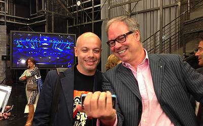 SERATA DI GALA RAI TV CON PRESENTAZIONE DEI PALINSESTI AUTUNNALI E DEI NUOVI PROGRAMMI TELEVISIVI NEGLI STUDI TELEVISIVI DI MILANO 025