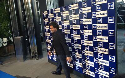 SERATA DI GALA RAI TV CON PRESENTAZIONE DEI PALINSESTI AUTUNNALI E DEI NUOVI PROGRAMMI TELEVISIVI NEGLI STUDI TELEVISIVI DI MILANO 034