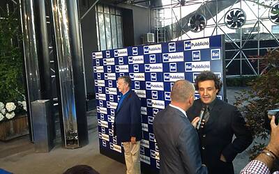 SERATA DI GALA RAI TV CON PRESENTAZIONE DEI PALINSESTI AUTUNNALI E DEI NUOVI PROGRAMMI TELEVISIVI NEGLI STUDI TELEVISIVI DI MILANO 038