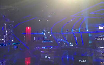 SERATA DI GALA RAI TV CON PRESENTAZIONE DEI PALINSESTI AUTUNNALI E DEI NUOVI PROGRAMMI TELEVISIVI NEGLI STUDI TELEVISIVI DI MILANO 044