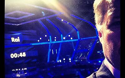 SERATA DI GALA RAI TV CON PRESENTAZIONE DEI PALINSESTI AUTUNNALI E DEI NUOVI PROGRAMMI TELEVISIVI NEGLI STUDI TELEVISIVI DI MILANO 053