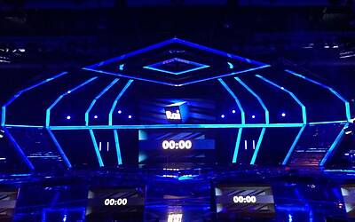 SERATA DI GALA RAI TV CON PRESENTAZIONE DEI PALINSESTI AUTUNNALI E DEI NUOVI PROGRAMMI TELEVISIVI NEGLI STUDI TELEVISIVI DI MILANO 056