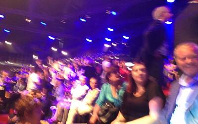 SERATA DI GALA RAI TV CON PRESENTAZIONE DEI PALINSESTI AUTUNNALI E DEI NUOVI PROGRAMMI TELEVISIVI NEGLI STUDI TELEVISIVI DI MILANO 059