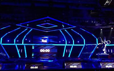 SERATA DI GALA RAI TV CON PRESENTAZIONE DEI PALINSESTI AUTUNNALI E DEI NUOVI PROGRAMMI TELEVISIVI NEGLI STUDI TELEVISIVI DI MILANO 065