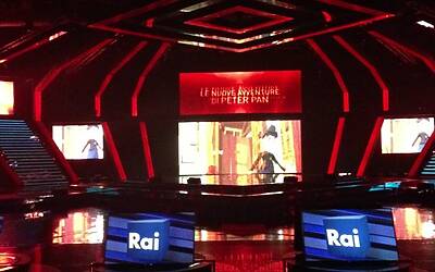SERATA DI GALA RAI TV CON PRESENTAZIONE DEI PALINSESTI AUTUNNALI E DEI NUOVI PROGRAMMI TELEVISIVI NEGLI STUDI TELEVISIVI DI MILANO 087