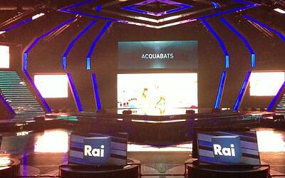 SERATA DI GALA RAI TV CON PRESENTAZIONE DEI PALINSESTI AUTUNNALI E DEI NUOVI PROGRAMMI TELEVISIVI NEGLI STUDI TELEVISIVI DI MILANO 097