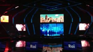 SERATA DI GALA RAI TV CON PRESENTAZIONE DEI PALINSESTI AUTUNNALI E DEI NUOVI PROGRAMMI TELEVISIVI NEGLI STUDI TELEVISIVI DI MILANO 109