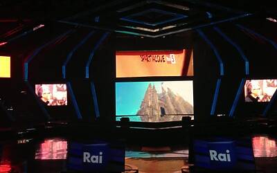 SERATA DI GALA RAI TV CON PRESENTAZIONE DEI PALINSESTI AUTUNNALI E DEI NUOVI PROGRAMMI TELEVISIVI NEGLI STUDI TELEVISIVI DI MILANO 113