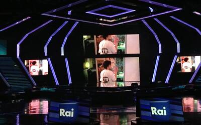 SERATA DI GALA RAI TV CON PRESENTAZIONE DEI PALINSESTI AUTUNNALI E DEI NUOVI PROGRAMMI TELEVISIVI NEGLI STUDI TELEVISIVI DI MILANO 116