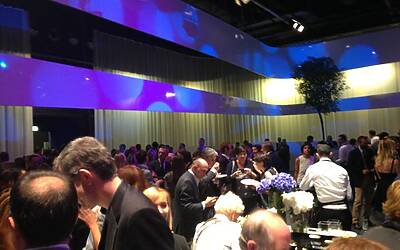 SERATA DI GALA RAI TV CON PRESENTAZIONE DEI PALINSESTI AUTUNNALI E DEI NUOVI PROGRAMMI TELEVISIVI NEGLI STUDI TELEVISIVI DI MILANO 140