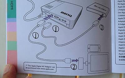 test assodigitale benq gp10 20