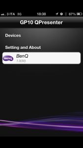 test assodigitale benq gp10 21