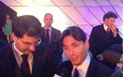 ANNUNCI E NOVITA MEDIASET PRESENTAZIONE PALINSESTI AUTUNNO 2013 INTERVISTA CON PIERSILVIO BERLUSCONI E PIERO CHIAMBRETTI CENA PREPARATA DA DAVIDE OLDANI NUOVA PROGRAMMAZIONE TV CANALE 5 ITALIA 1 RETE 4 64