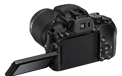 HS50EXR Black Back Right Open LCD