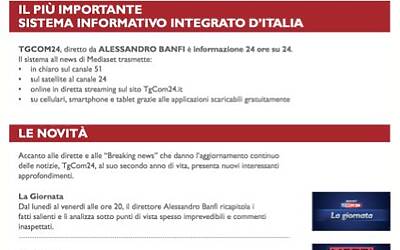 MEDIASET PRESENTAZIONE PALINSESTI AUTUNNALI 2013 TGCOM 24 0001