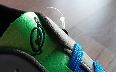 la parte interna della linguetta delle Lotto Solista è imbottita per attutire limpatto con la palla