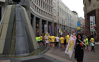 Asilo Mariuccia la corsa a Milano insieme ai Podisti da Marte 100