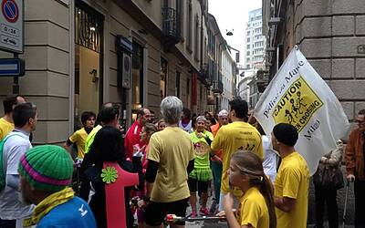 Asilo Mariuccia la corsa a Milano insieme ai Podisti da Marte 105