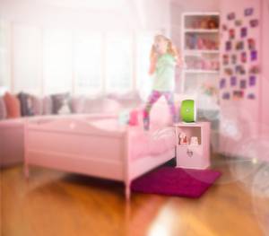 Girls room Jongo T2 lime green