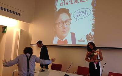 Il libro di Marco Camisani Calzolari il lancio e la presentazione del Mondo Digitale edito da Mondadori 07