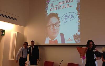 Il libro di Marco Camisani Calzolari il lancio e la presentazione del Mondo Digitale edito da Mondadori 11