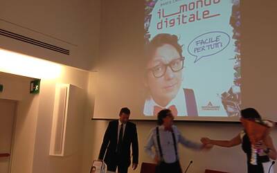 Il libro di Marco Camisani Calzolari il lancio e la presentazione del Mondo Digitale edito da Mondadori 12